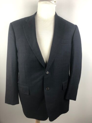 Chaqueta Blazer Deportiva Brooks Brothers Saxon 1818 Madison AZUL Lana Ventana 43R - Imagen 2 de 6