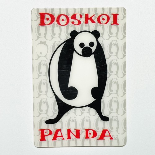 Nr. 50 Doskoi Panda einteilig Gummikarte Sammelkarte Bandai 2002