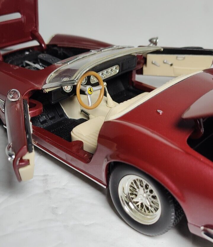 Ruote calde Mattel 1960 Ferrari 250 GT SWB Rosso Corsa in scala 1:18 con SENZA SCATOLA - Foto 9 di 13