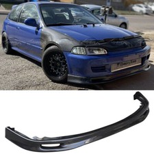 Carbon Fiber Front Bumper Lip Spoiler For Honda Civic 92-95 2dr Hatchback Spoon