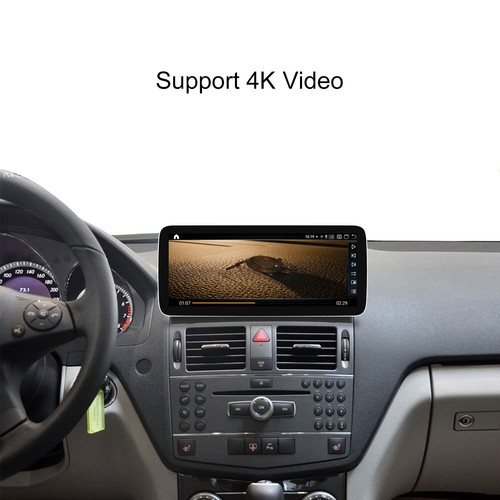 Android Screen Display For Mercedes C class W204 Apple Carplay Car Stereo 10.25" - Picture 10 of 13