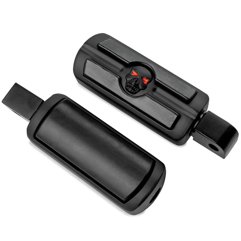 НОВЫЕ сверхпрочные алюминиевые черные подножки с черепом для Honda VTX1300C VTX1800C/F - Изображение 3 из 4