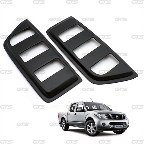 Matte Rear Side Window Guard For Nissan Frontier Navara D40 '06 '14 - Picture 4 of 9