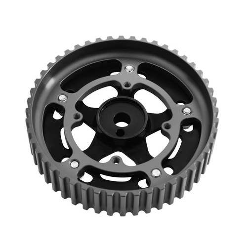 AEM Black Tru-Time Cam Gear Fits 1G 2G DSM Eclipse Talon 4G63T - Picture 5 of 10