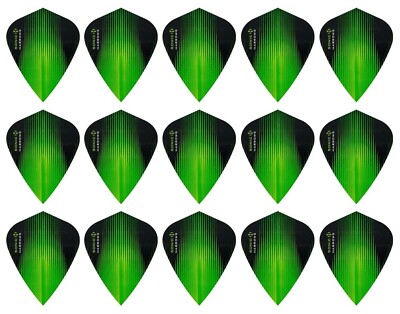 5 New Sets Harrows Sonic Kite Dart Flights   Ships w/ Tracking - Green