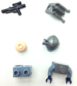 Lego Star Wars 75015 JANGO FETT Minifigure Smiling Head