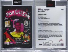 2020 Topps Project 2020 1959 Topps /11395 Bob Gibson Gregory Siff #108 HOF