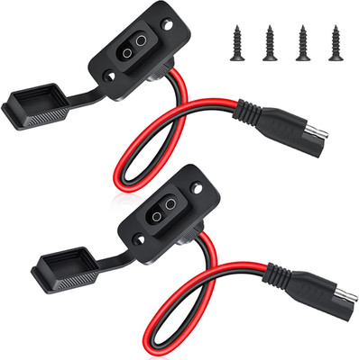 Rectangular Connector Power Socket Sidewall Port, Weatherproof Quick Connector S