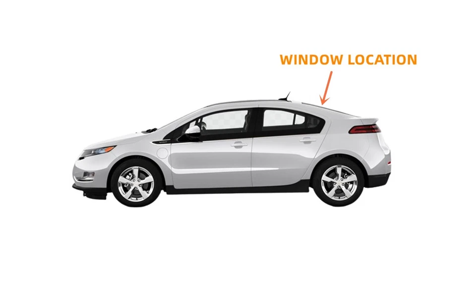 Heated Rear Back Window Glass For 2011-2015 Chevrolet Volt - Image 4 of 4