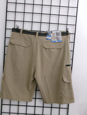 "NEW" IRON CO. SIZE 38 BELTED / BEIGE / PERFORMANCE / HYBRID CARGO SHORTS