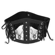  Ceinture Corset en dentelle pour femmes, ceinture élastique large, ceinture