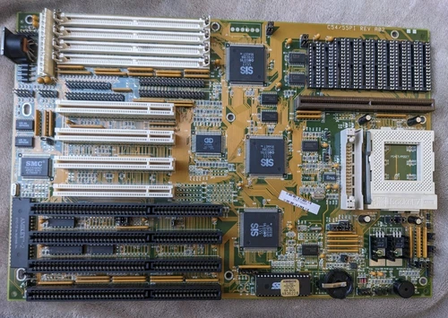 AT Socket 7 CMC C54/55PI Motherboard for Repair