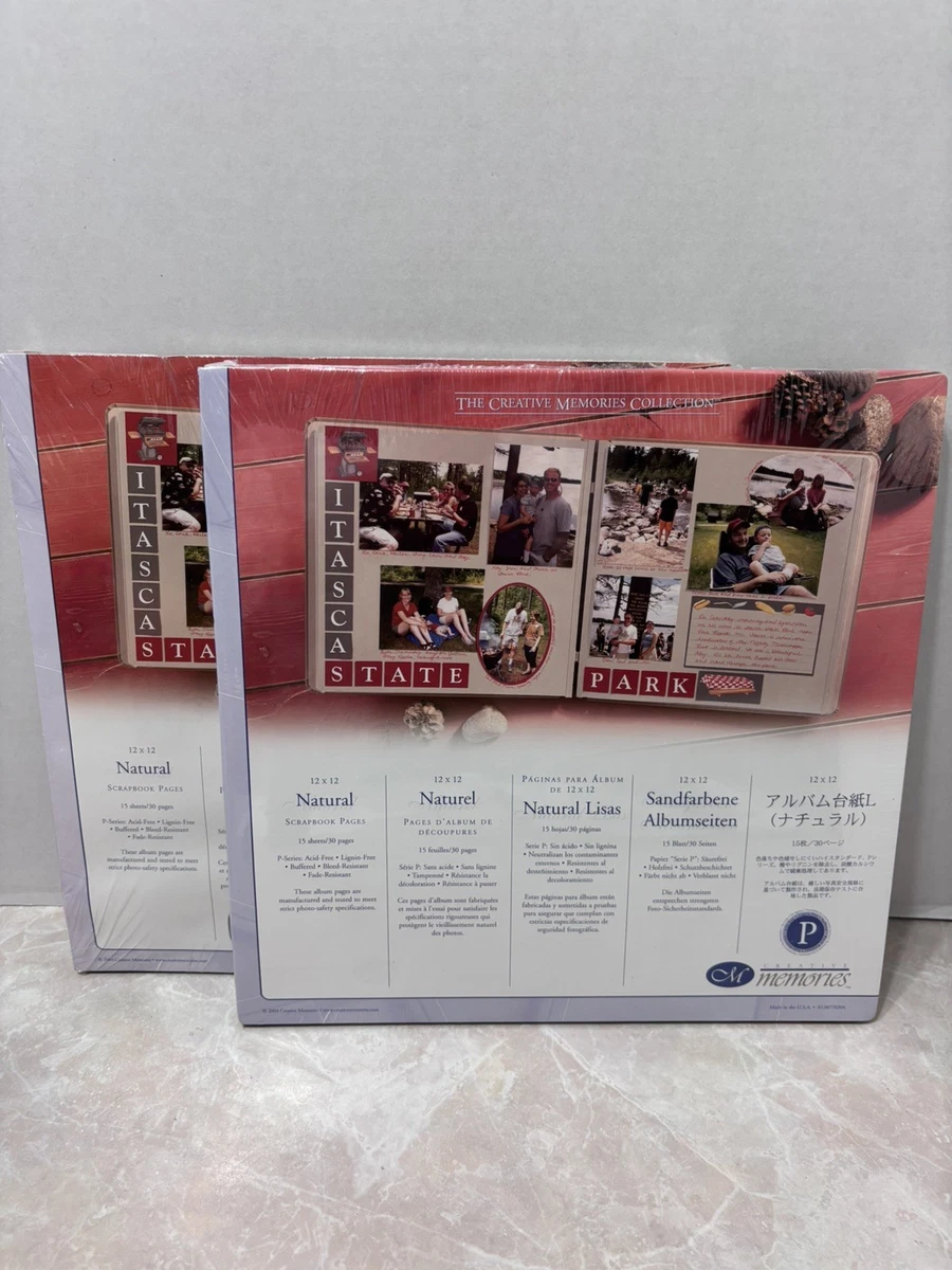 25+ Creative Memories 12x12 Scrapbooking Page Refills for sale