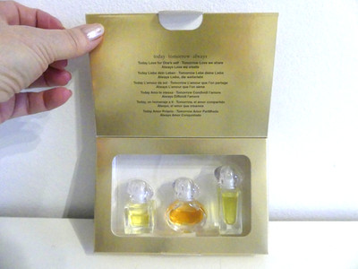 Three mini bottles AVON