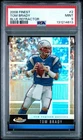 2008 Finest Tom Brady Blue Refractor #2 Patriots PSA 9 Mint