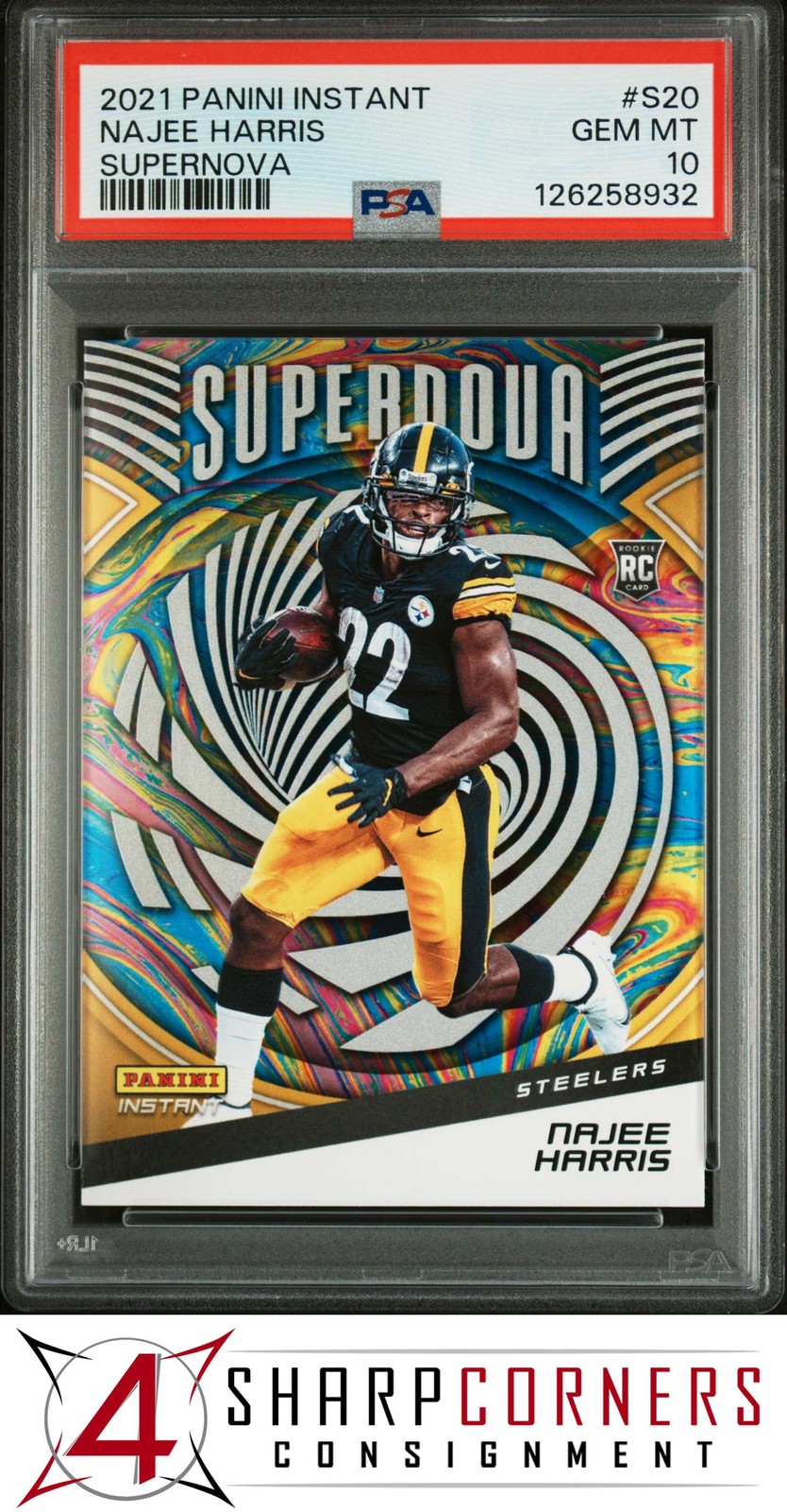 Najee Harris Panini Instant Supernova #S20 Base
