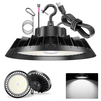 Nuoguan 240W Ufo Led High Bay Light 36000Lm 5000K High Bay Led Shop Light 5Ft