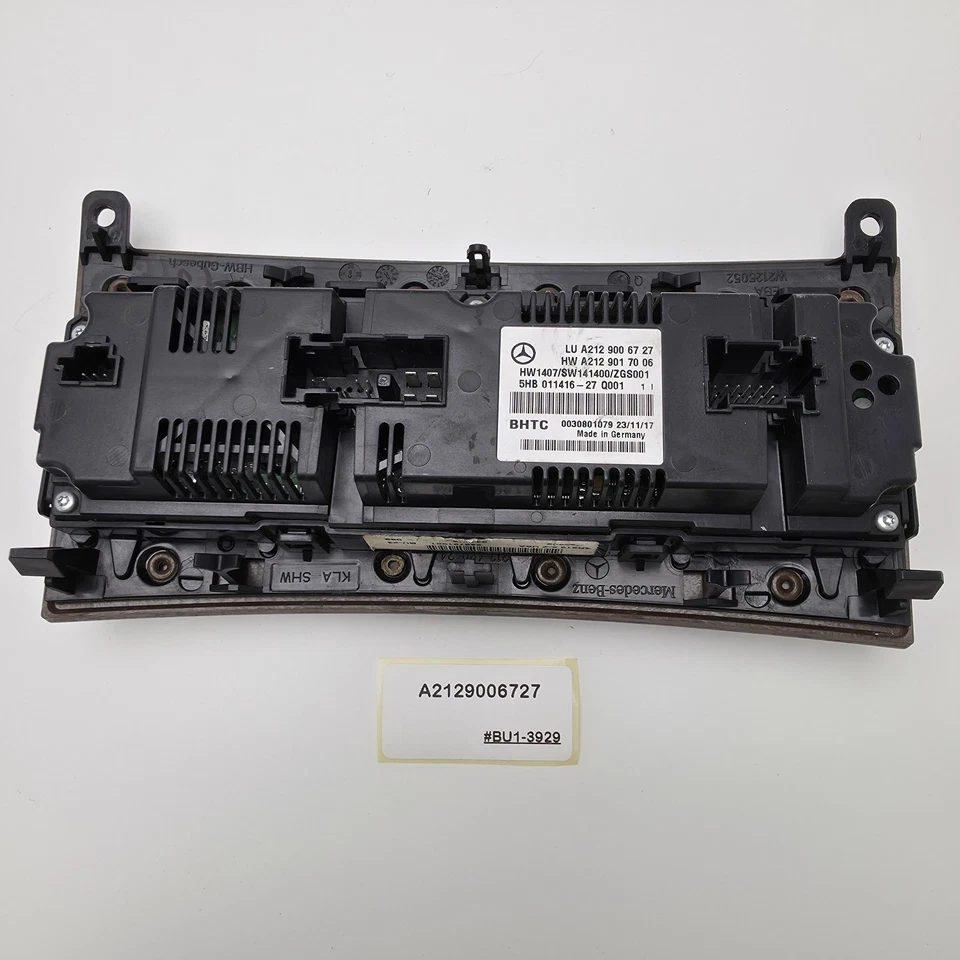 Panel de control de temperatura de climatización Mercedes-Benz E350 2015-2017 A2129006727 Foto 2 de 4