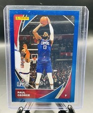 Paul George 2020-21 Panini NBA Sticker Collection #52 Trading Card Blue 064/299