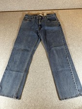 Levis 505 Jeans Mens 33x30 Regular Fit Straight Leg Medium Wash Blue Denim