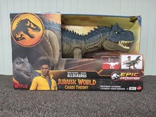Jurassic World Chaos Theory Super Colossal Allosaurus Dinosaur - Bad Box
