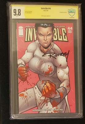  INVINCIBLE #44 1ST APP. OF ANISSA CBCS 9.8 SIGNED BY OTTLEY.1ST PRINTING 