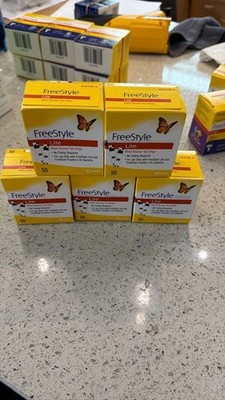 Freestyle Lite Blood Glucose Test Strips - 250 Count ALL 2027+ DATES