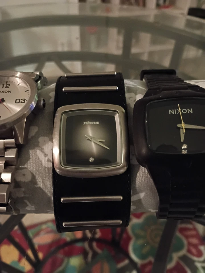 Nixon Watch Lot Men's Corporal Time Teller Lodown The Duke Rubber Player RESELL - Image 3 of 4