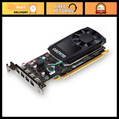 Professional Graphics Card - NVIDIA Quadro P600, 4GB VRAM, High Performance GPU