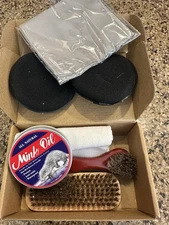 6‑in‑1 Mink Oil Leather Conditioner Kit – Waterproof Cleaner for Boots Jackets B