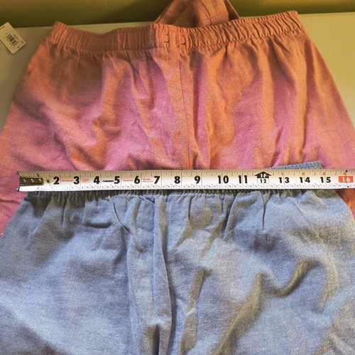 Conjunto de 2 pantalones de salón de pijama de franela más suaves Gap Body talla pequeña rojo y azul nuevos con etiquetas - Imagen 10 de 11