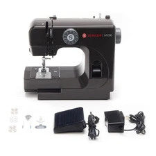 SINGER M1000 Mending Machine 32 Stitch Applications LED Light (Black)