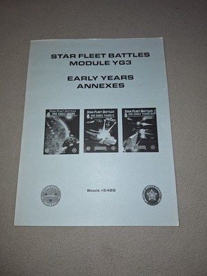 Amarillo Design Bureau Star Fleet Battles YG3 - Early Years Annexes (Star Trek)