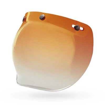 Bell Custom 500 3-Snap Motorrad Motorradhelm Bubble Visier Amber