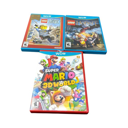 Nintendo Wii U 32GB Black Console Gamepad 3 Games Bundle Super Mario TESTED - Picture 19 of 22