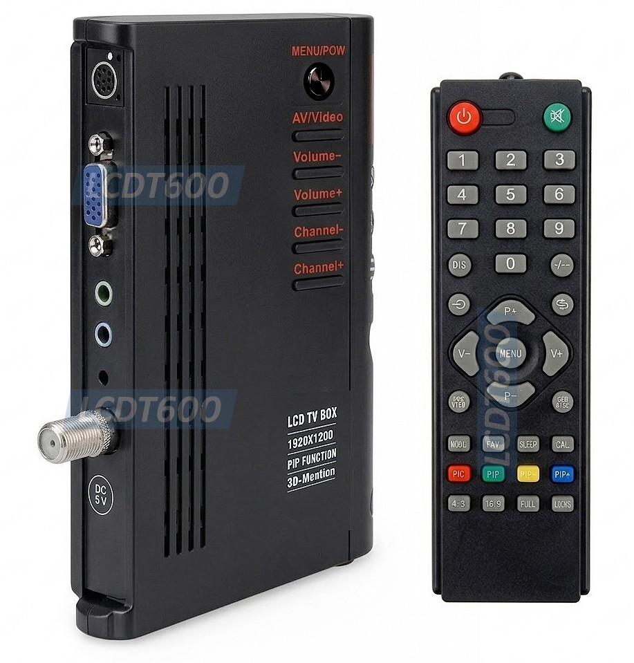 NTSC PAL RF Coax CATV To VGA Video Audio Demodulator TV Tuner | eBay