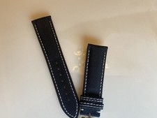 Cinturino orologio Breitling nylon tela nero 22mm /20mm 