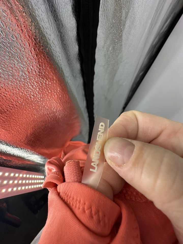 Camiseta de natación Tankini Lands End talla grande 18 para mujer cuello en V 1-1 Foto 4 de 4