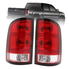 Tail Light Compatible With 2007-2013 GMC Sierra 1500 2500HD 3500HD Black Edge