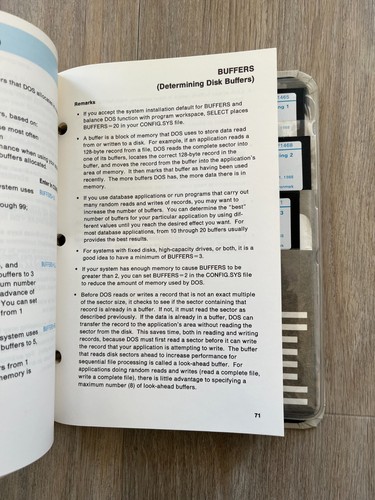 ibm dos using disk operating system version 4.00 ( with slip case ) - Afbeelding 12 van 15