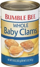 Bumble Bee Whole Baby Clams