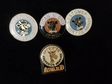 Lot of Very Rare Toys R Us Employee Customer Service Award Collection Pins