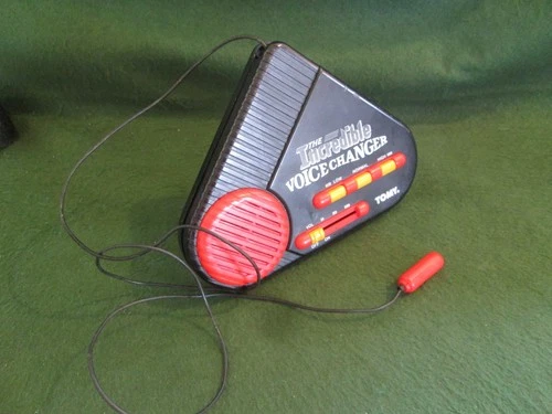 Vintage The Incredible Voice Changer - Made by TOMY 1988 - Spares or Repair