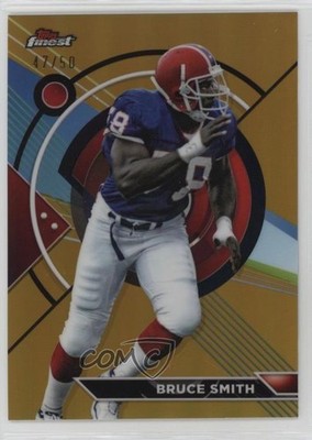 2023 Composite Topps Finest Gold Refractor 47/50 Bruce Smith #155 HOF 1h0p