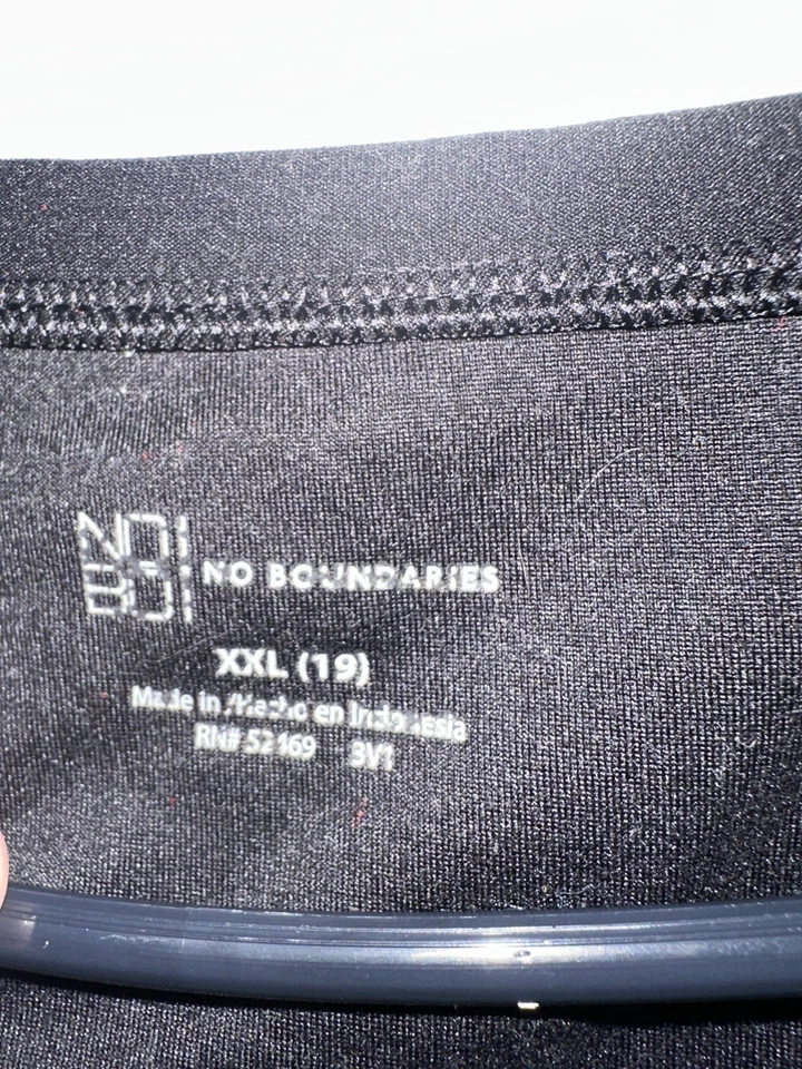 Черная футболка для подростков No Boundaries размер XXL (19) - Изображение 3 из 4