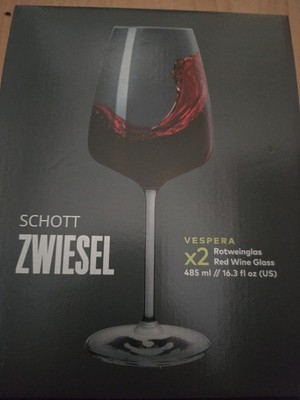 2x Rotwein Glas Schott Zwiesel Vespera Rotweingläser 485 ml - NEU 5054903987680 