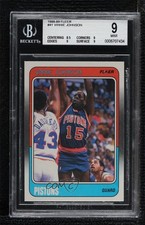 1988-89 Fleer Vinnie Johnson #41 BGS 9 MINT 01wd
