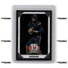 2025 Leaf NSCC The National Proof - Cameron Cam Ward Rookie 1/1 Black Dots