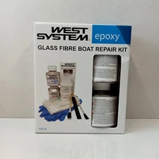 West System 105-K Fibre Glass Epoxy Repair Kit Boat Resin 105 205 Fast Hardener