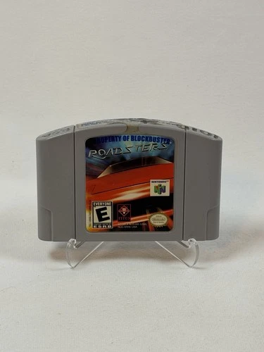 Roadsters (Nintendo 64/N64) - Authentic, Tested, & Working - Blockbuster Copy!